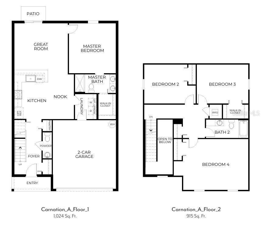 3873 BLUETHREAD WAY, Poinciana, FL 34759 Floor Plan - Model home - actual features may vary.
