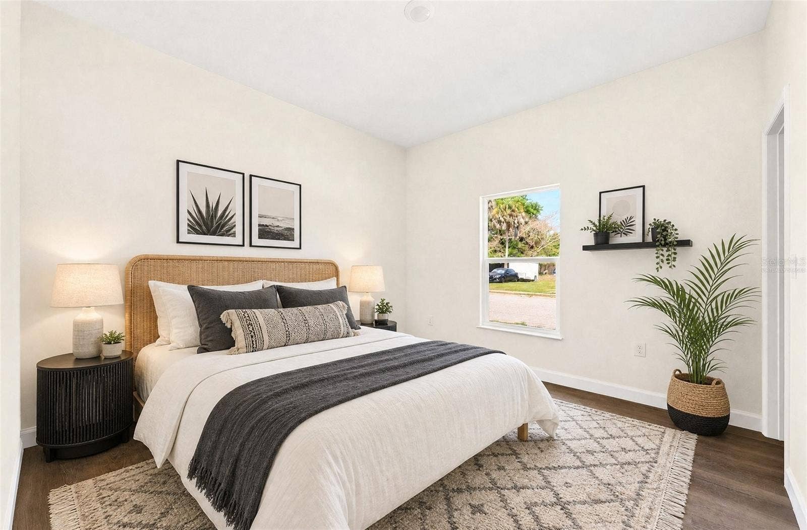702 LUCKY STREET, Titusville, FL 32780 Second Bedroom. Virtually Staged.