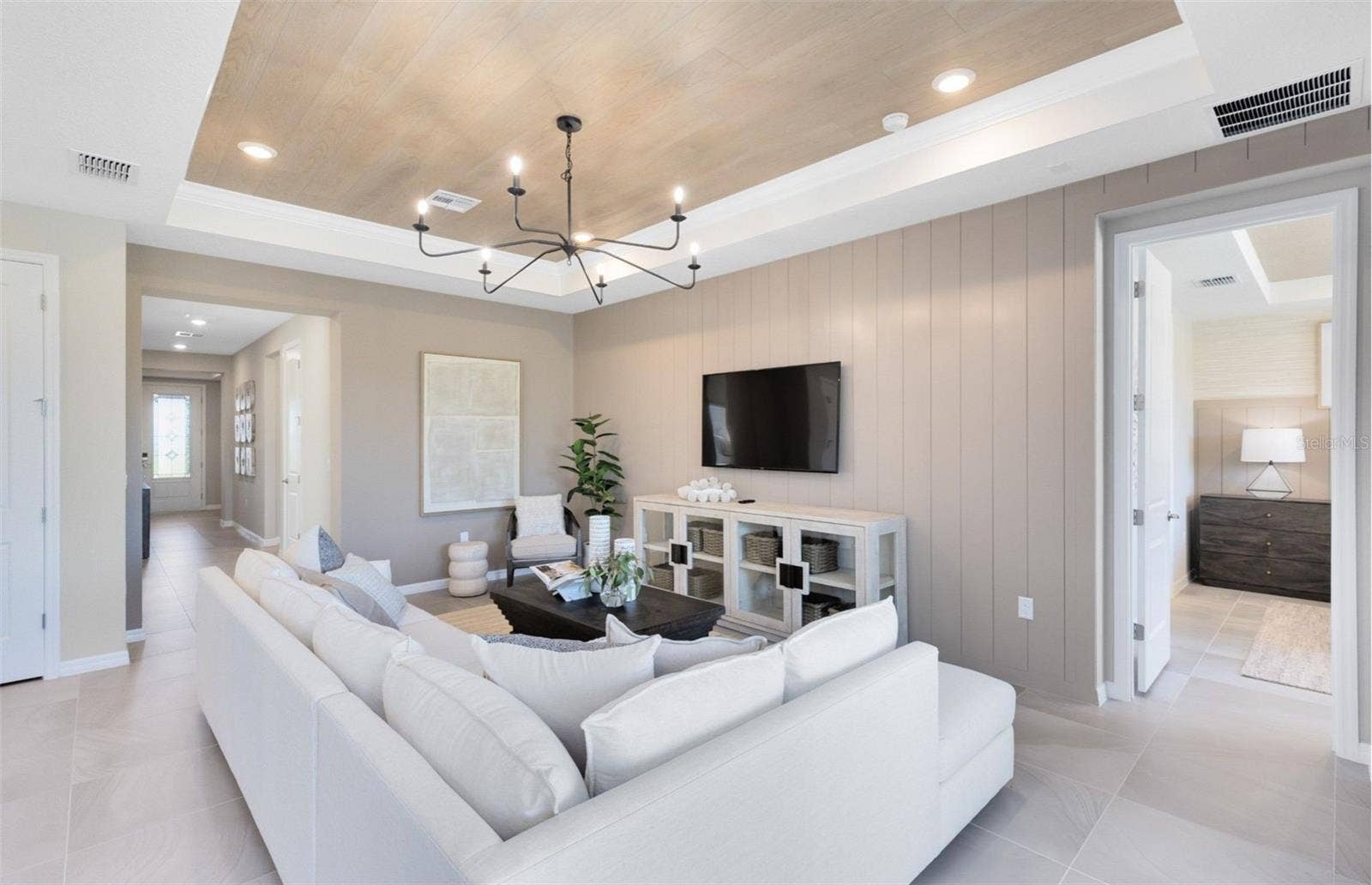 Model Home Design Only. Pictures and furnishings are for illustrative purposes only. Elevations, colors and options may vary. Furniture is for model home staging only.