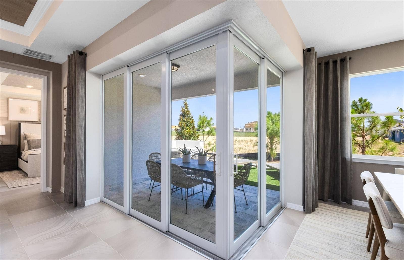 Model Home Design Only. Pictures and furnishings are for illustrative purposes only. Elevations, colors and options may vary. Furniture is for model home staging only.