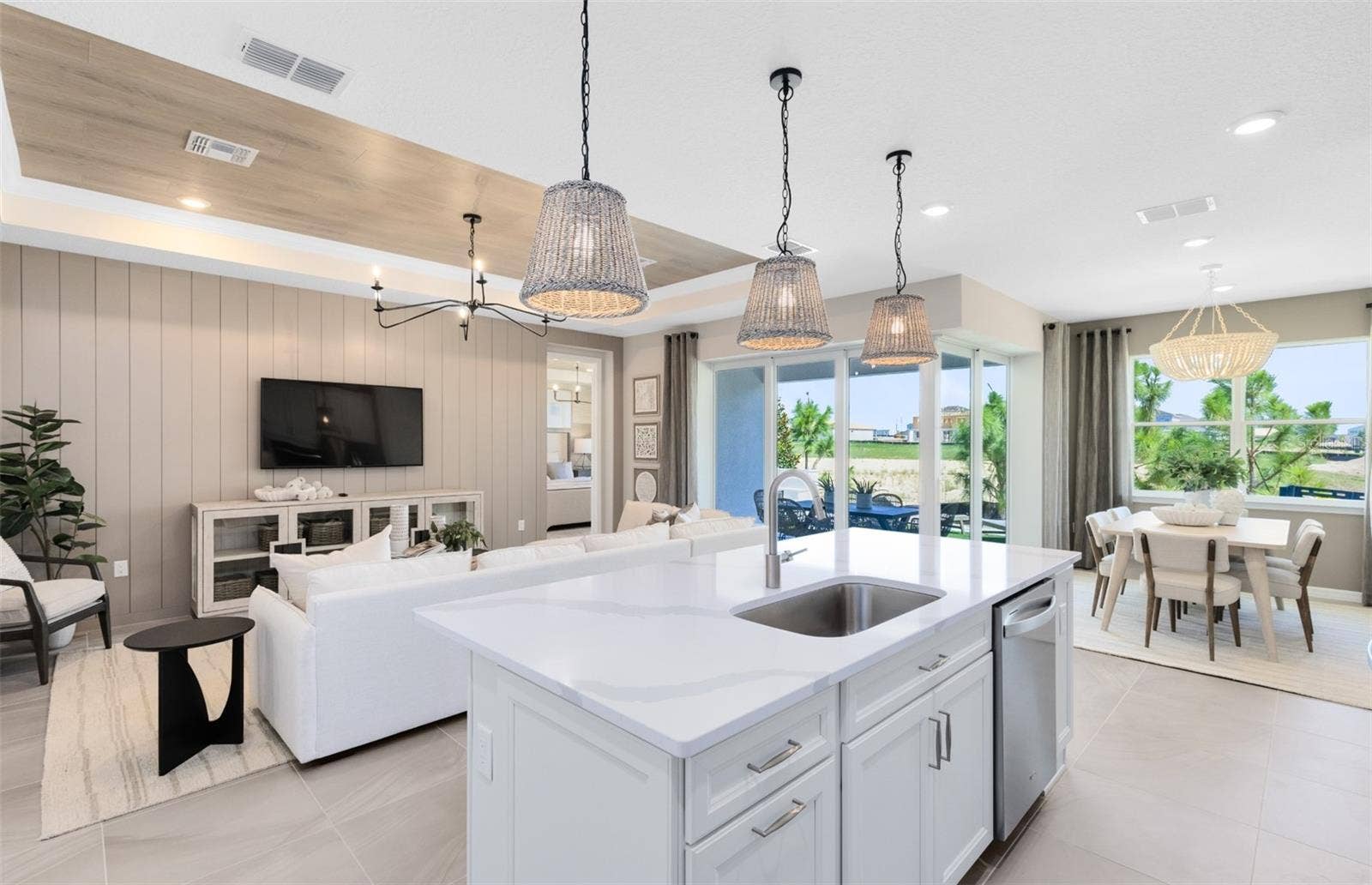Model Home Design Only. Pictures and furnishings are for illustrative purposes only. Elevations, colors and options may vary. Furniture is for model home staging only.