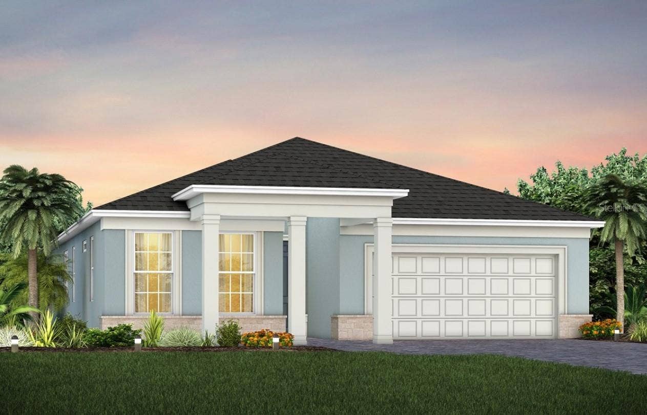 Exterior Design. Artistic rendering for this new construction home. Pictures are for illustrative purposes only. Elevations, colors and options may vary.