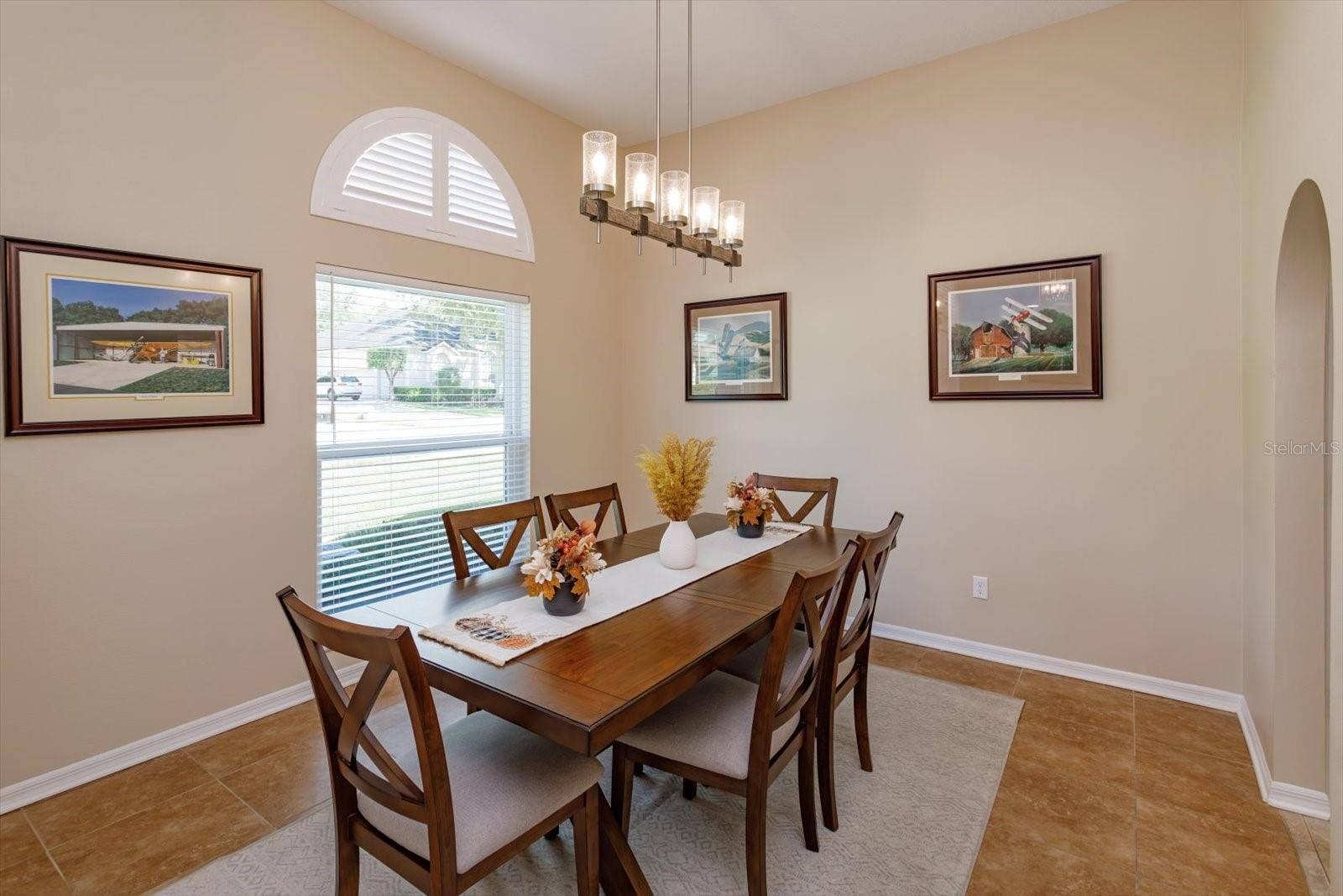 6887 HIDDEN GLADE PLACE, Sanford, FL 32771 Freshly painted formal dining room with new fixture and new window