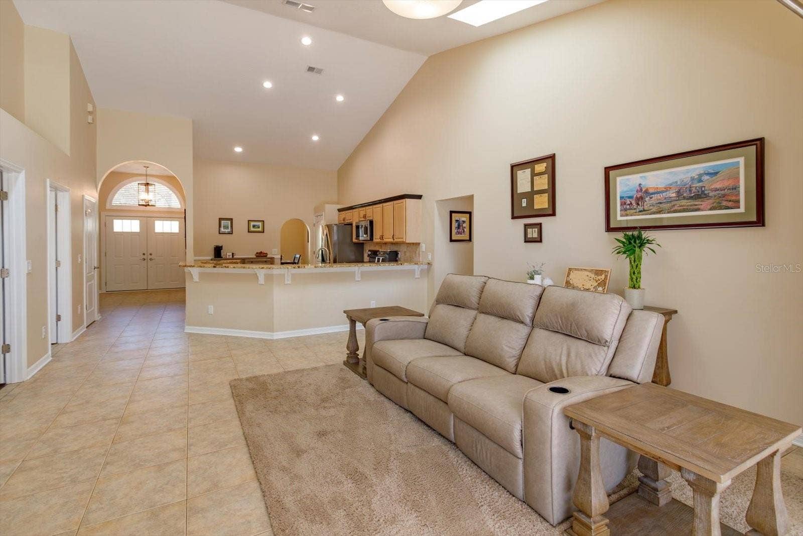 6887 HIDDEN GLADE PLACE, Sanford, FL 32771 Open floorplan with tile floors throughout