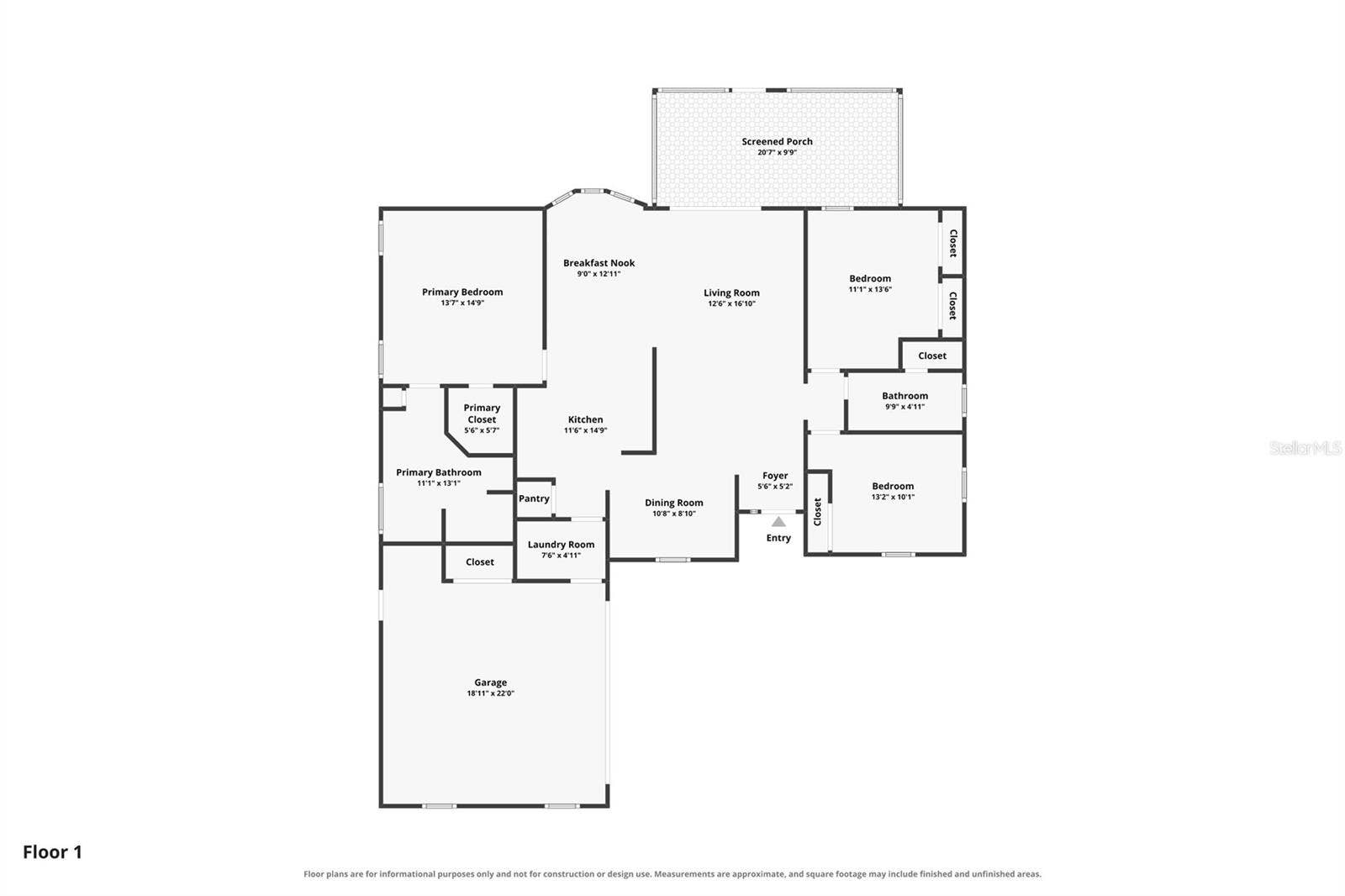 2234 SUMMER RAYE COURT, St Cloud, FL 34772 Floor Plan