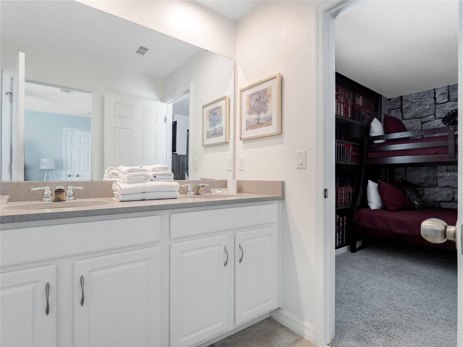 Jack and Jill bathroom