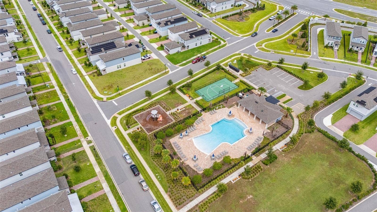 14026 FRASIER STREET, Winter Garden, FL 34787 Aerial view highlighting the home's location within the community