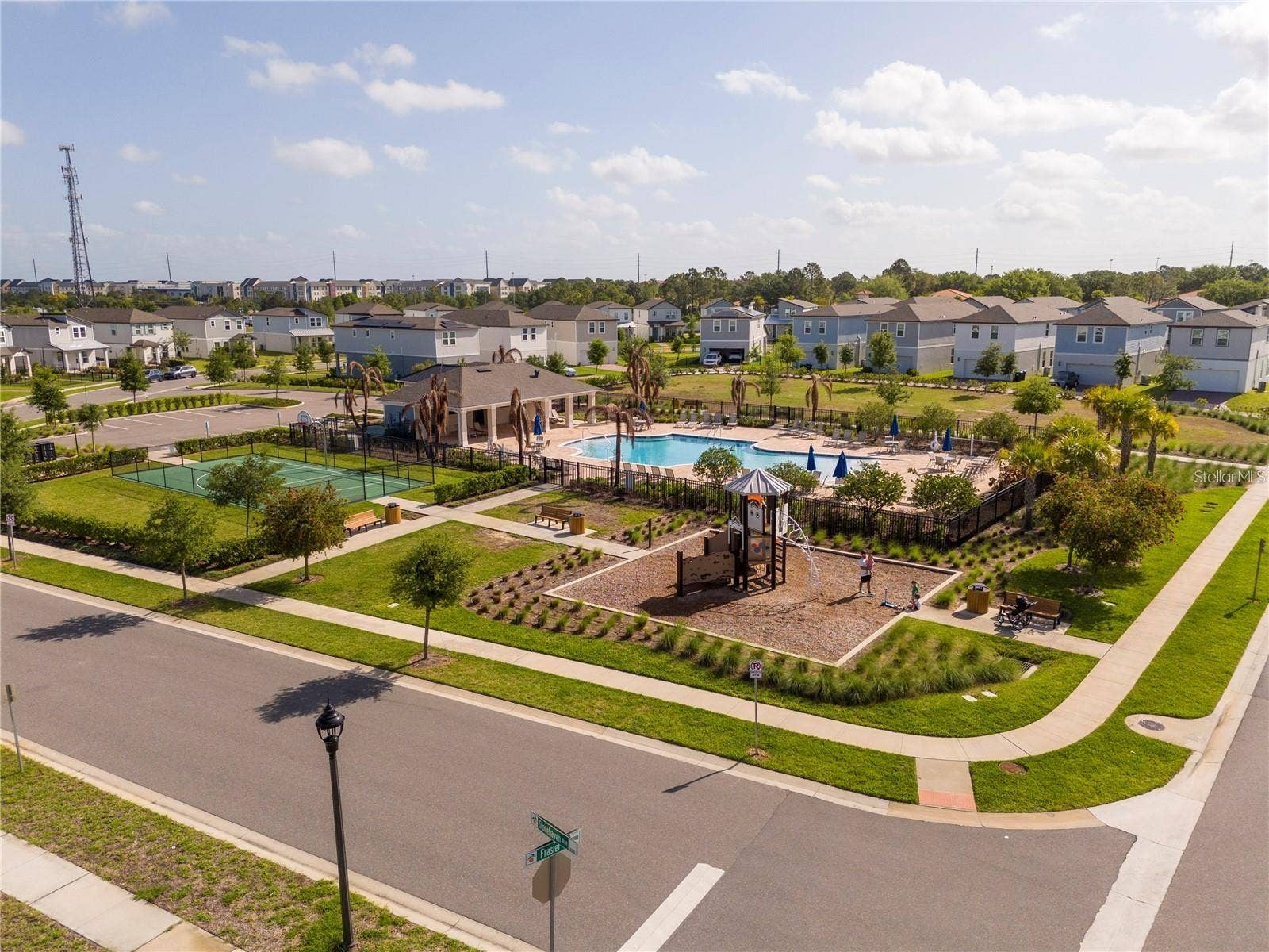 14026 FRASIER STREET, Winter Garden, FL 34787 Aerial overview of the community amenities