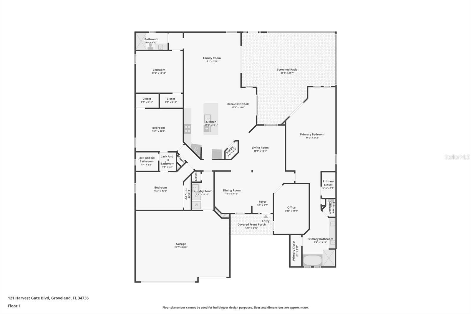 121 HARVEST GATE BOULEVARD, Groveland, FL 34736 121 HARVEST GATE BOULEVARD, Groveland, FL 34736