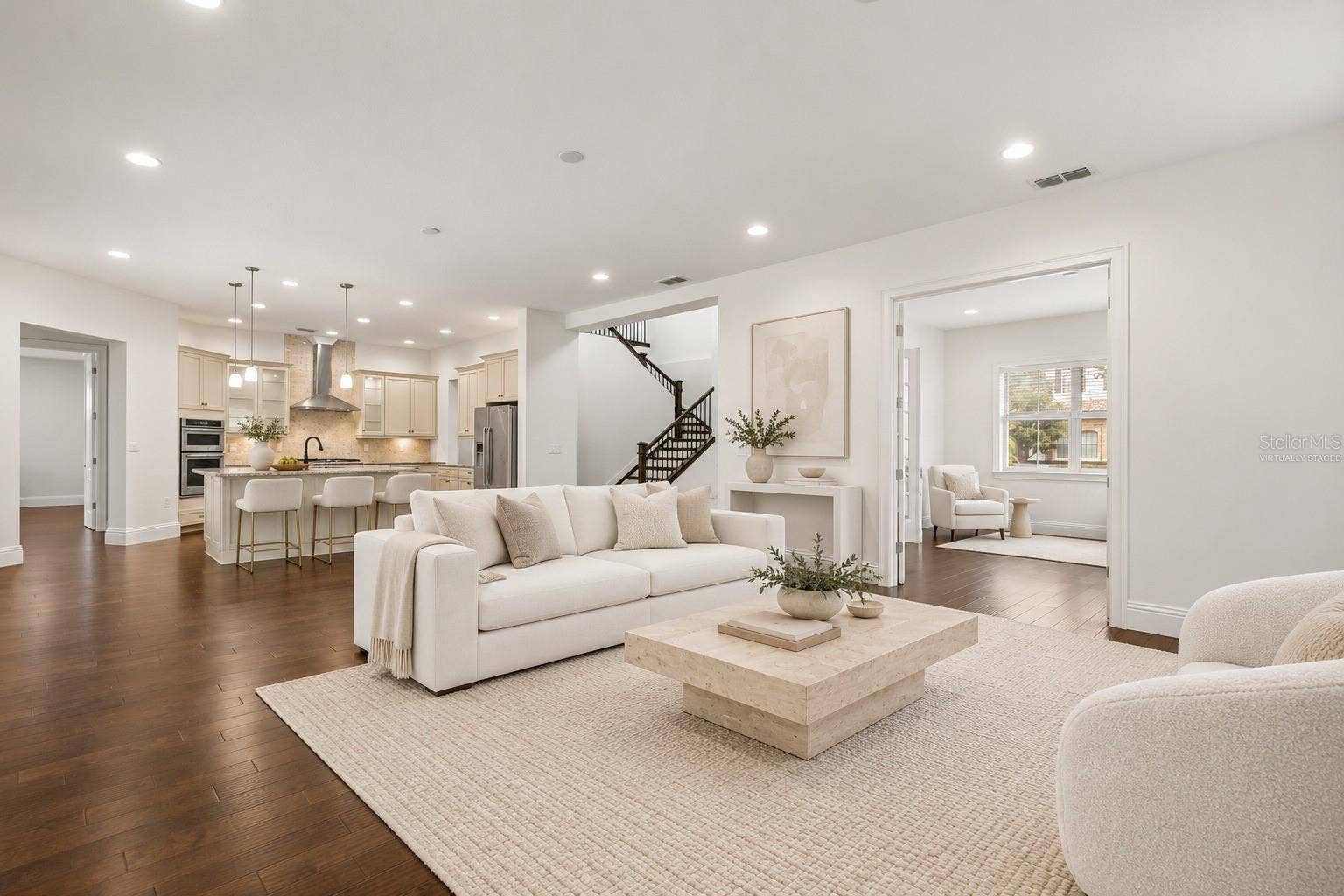 5508 EMERSON POINTE WAY, Orlando, FL 32819 Virtually Staged Great Room/Living Room