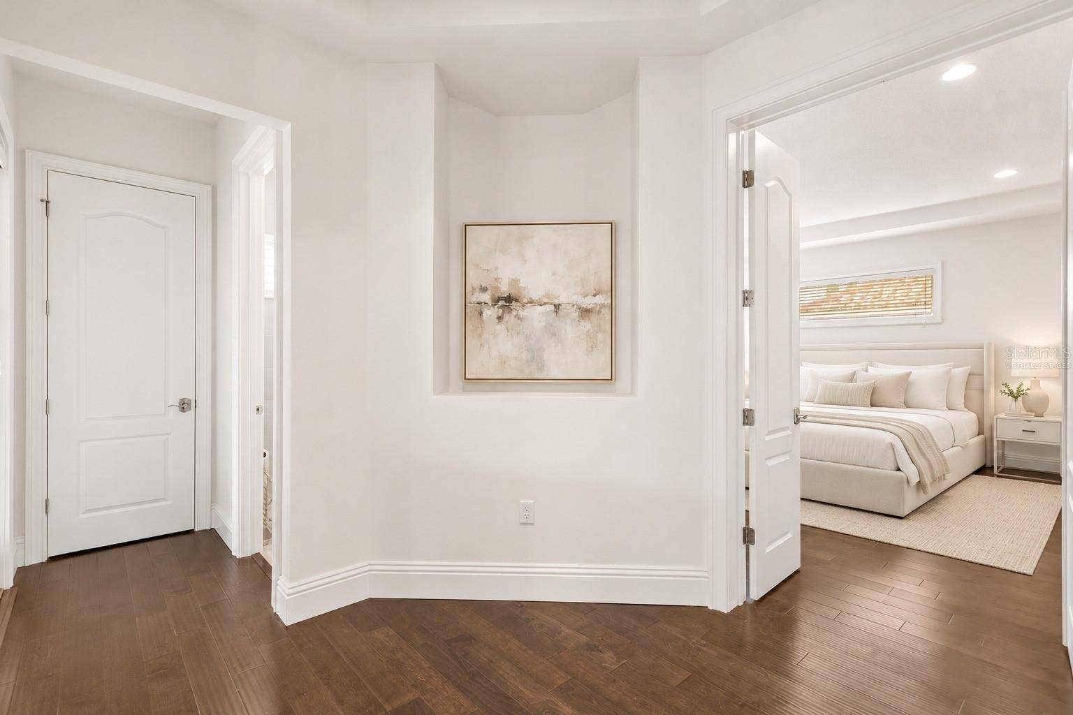 5508 EMERSON POINTE WAY, Orlando, FL 32819 Virtually Staged Hallway First Floor