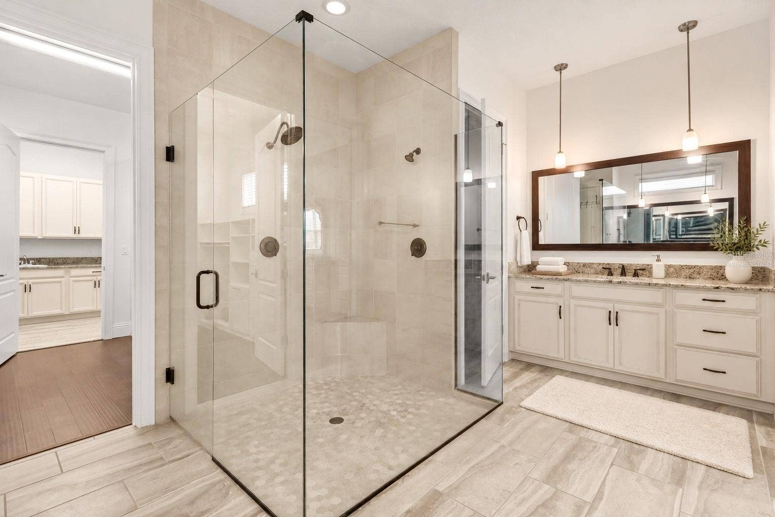 5508 EMERSON POINTE WAY, Orlando, FL 32819 Virtually Staged Primary Bath