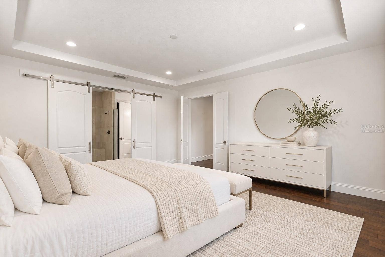 5508 EMERSON POINTE WAY, Orlando, FL 32819 Virtually Staged Primary Bedroom/First Floor