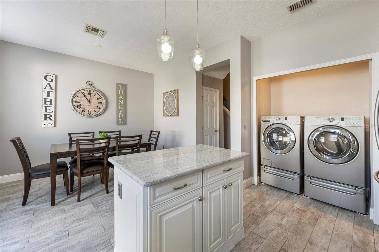 8516 DANFORTH DRIVE, Windermere, FL 34786 Kitchen with Laundry closet, washer & dryer included!