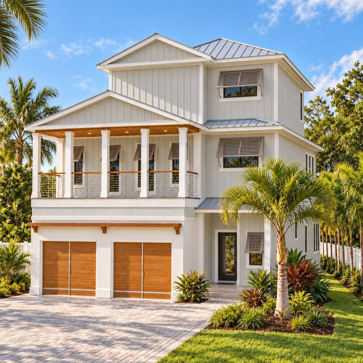 219 FLORIDA AVENUE, New Smyrna Beach, FL 32169 Architectural rendering for illustrative purposes only. Home is under construction. Final design, materials, finishes, and features may vary.
