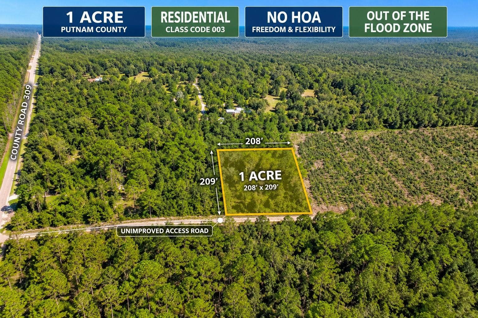000 CR 309, Satsuma, FL 32189 000 CR 309, Satsuma, FL 32189