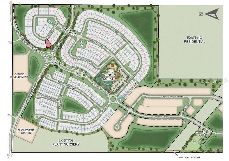 11390 BOURBON ROSE CIRCLE, Winter Garden, FL 34787 Esplanade at McKinnon Groves Community Sitemap