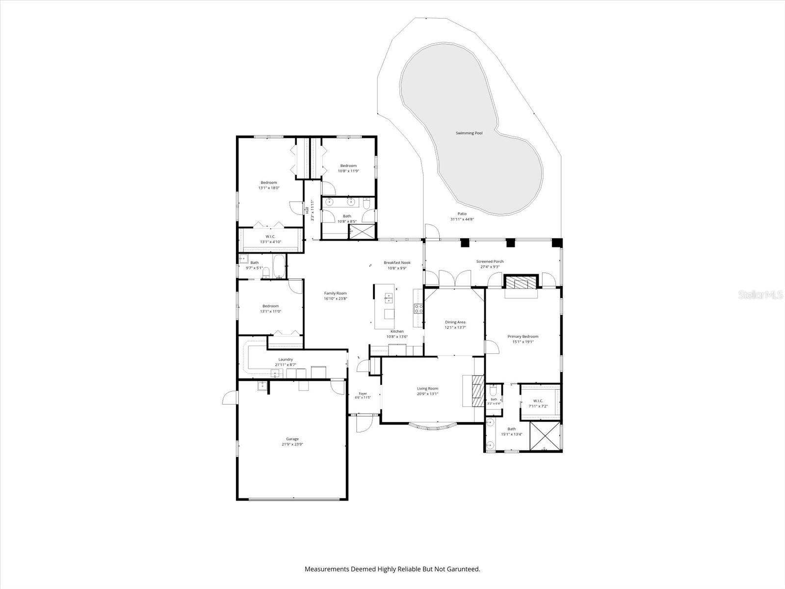 1735 DEMETREE DRIVE, Winter Park, FL 32789 Floor Plan