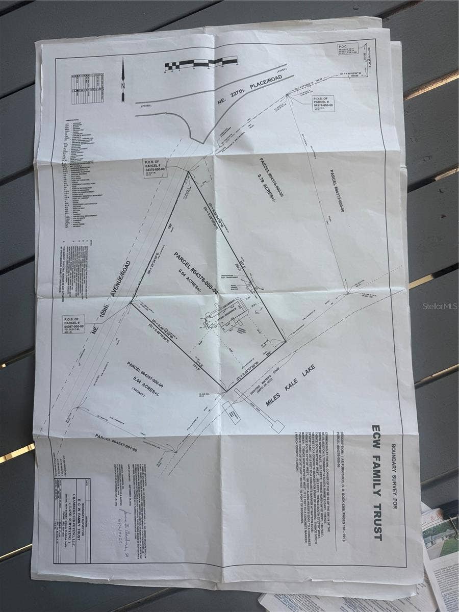 22649 & 22645 & Land NE 105TH AVENUE ROAD, Fort Mc Coy, FL 32134 Brown House Survey