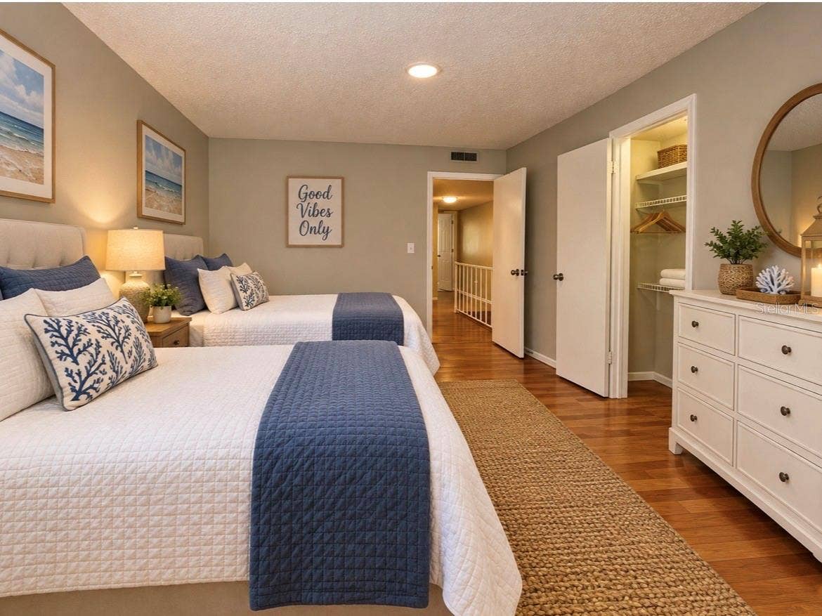6073 AMBERLY TERRACE, #T13, Orlando, FL 32822 Virtual staged 2nd bedroom