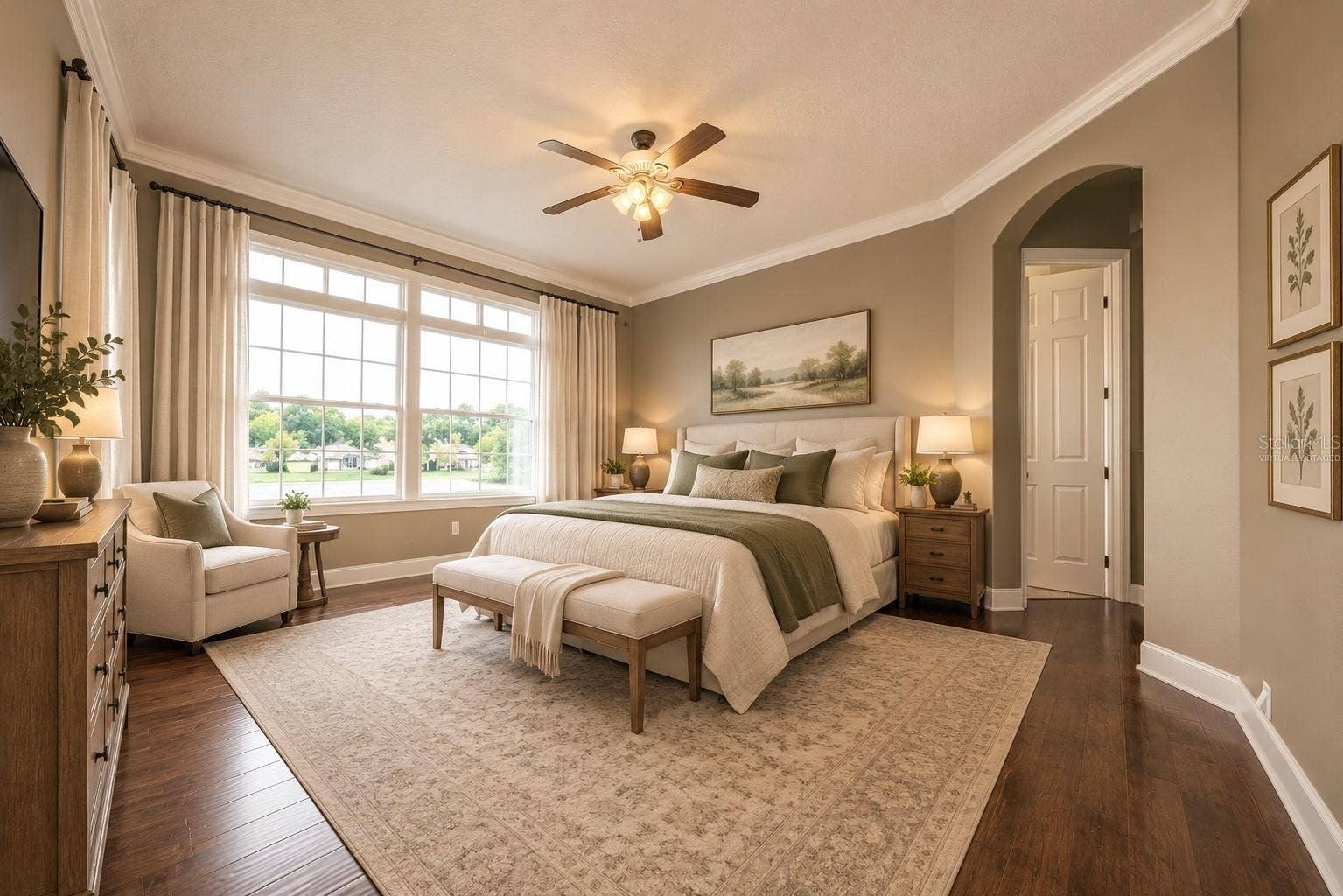 1726 ASTOR FARMS PLACE, Sanford, FL 32771 Primary bedroom (virtually staged)