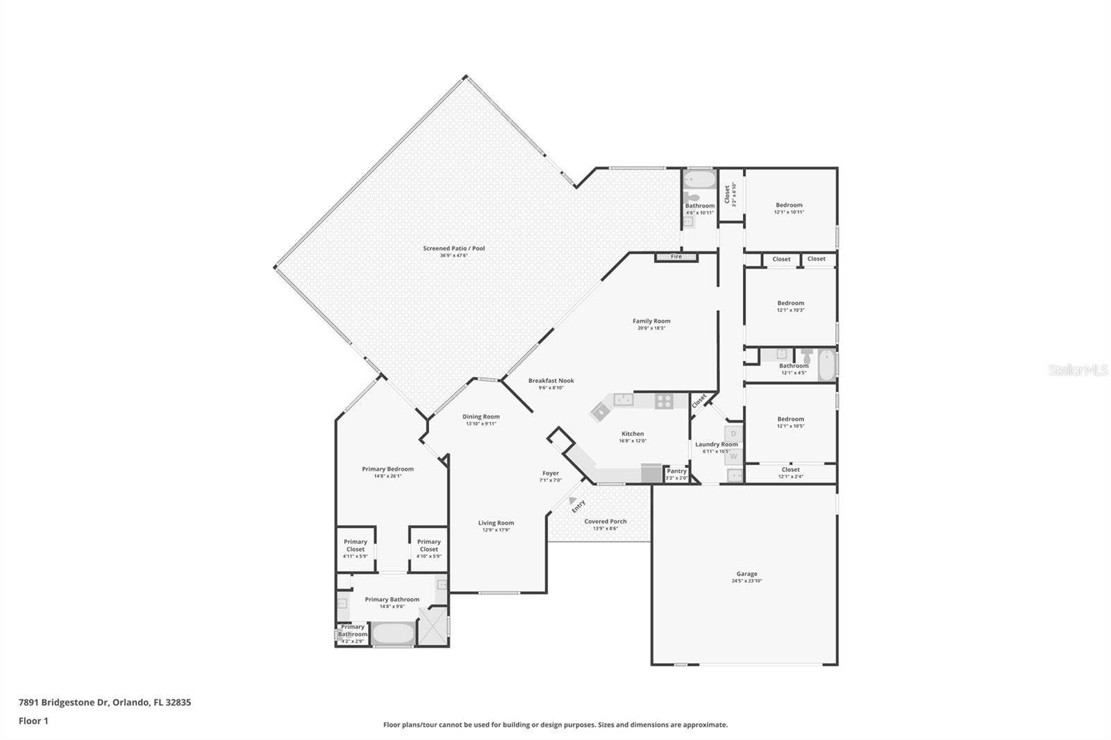 7891 BRIDGESTONE DRIVE, Orlando, FL 32835 7891 BRIDGESTONE DRIVE, Orlando, FL 32835