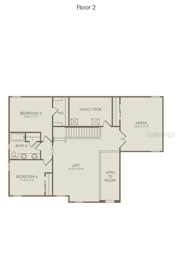 5599 BANYAN BAY ROAD, St Cloud, FL 34771 Floor Plan - Floor Two