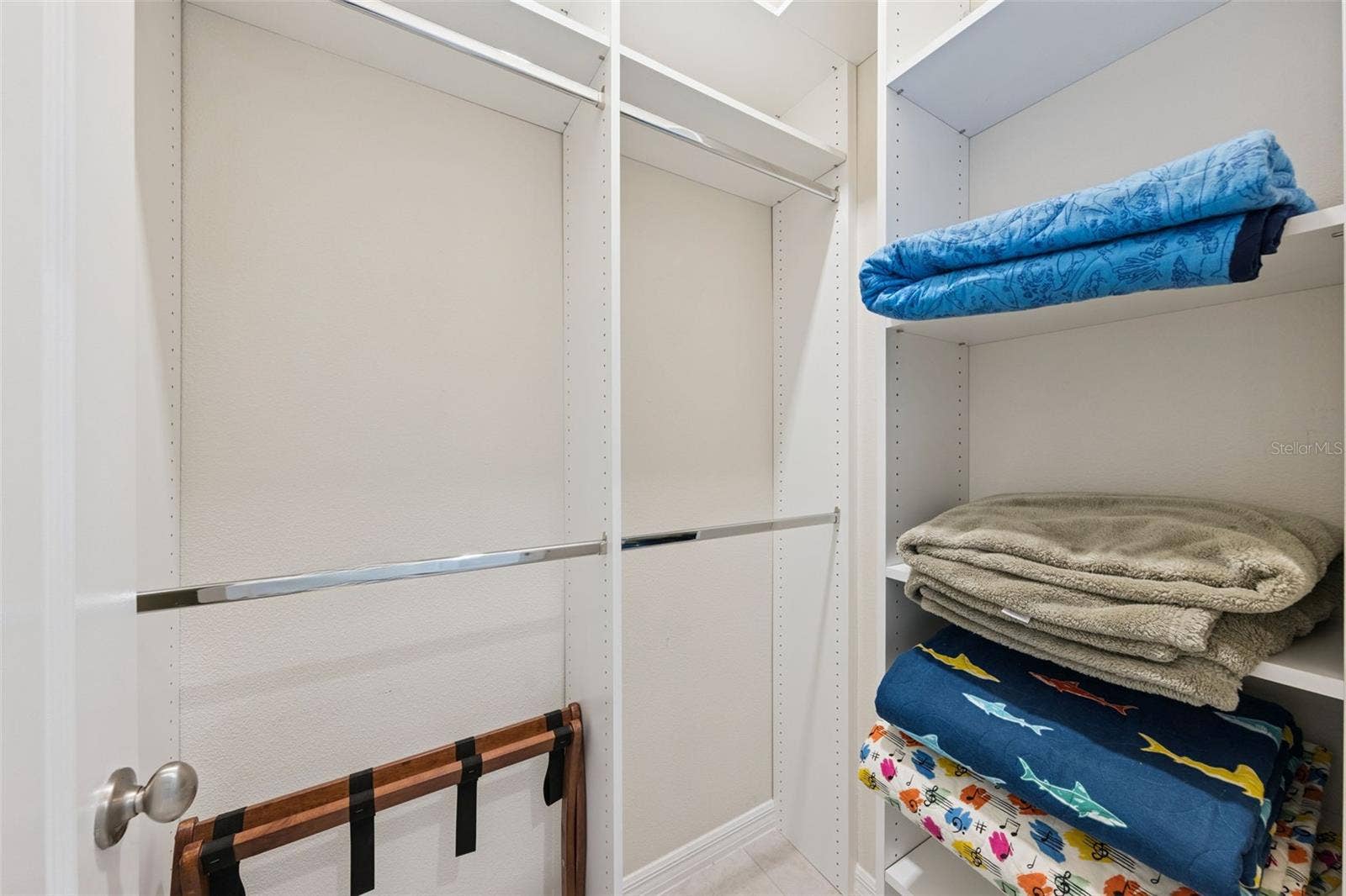 Custom closets in every bedroom