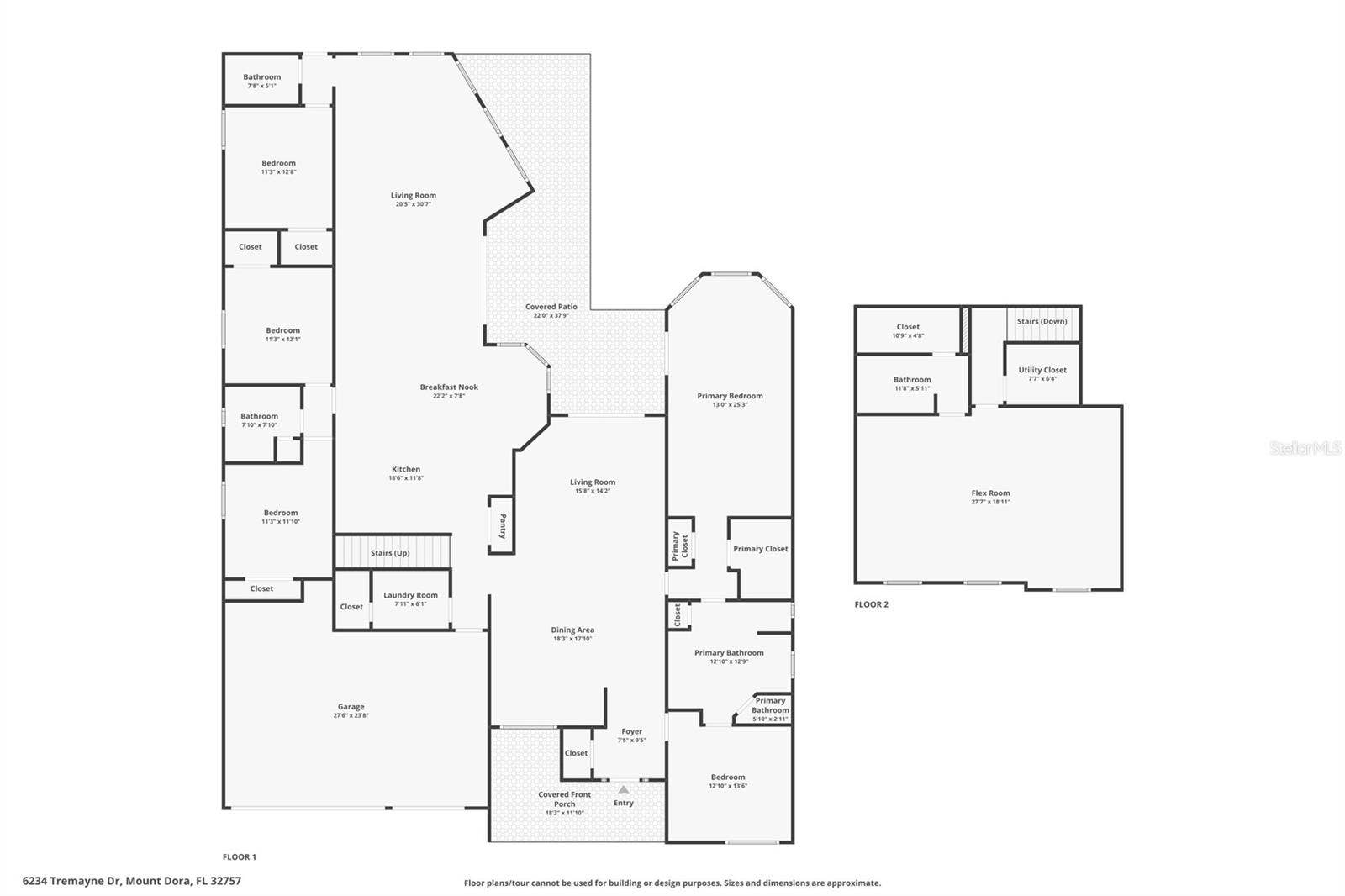 6234 TREMAYNE DRIVE, Mount Dora, FL 32757 Floorplans