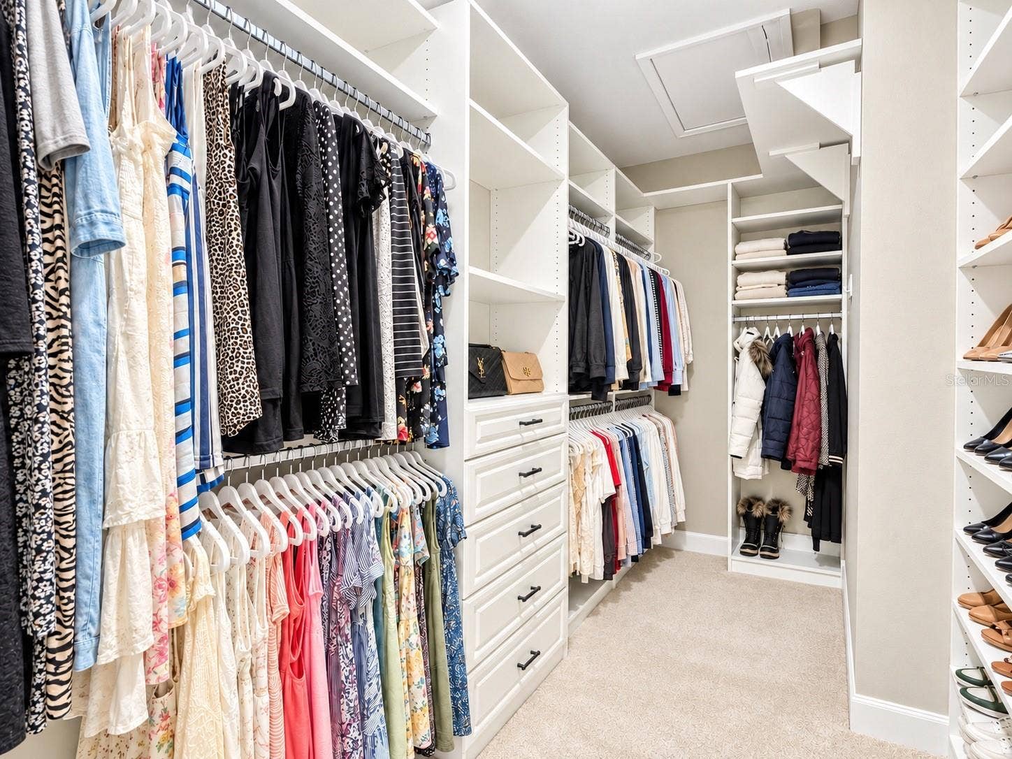 Custom Closet With Built Ins!
