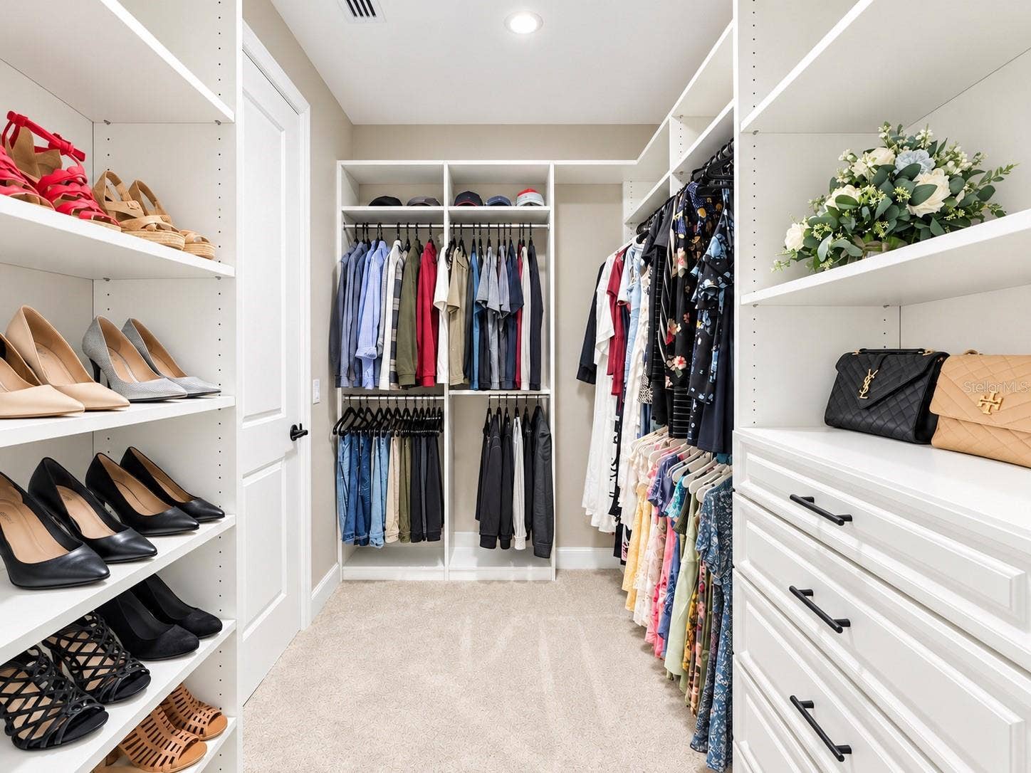 Custom Closet With Built Ins!