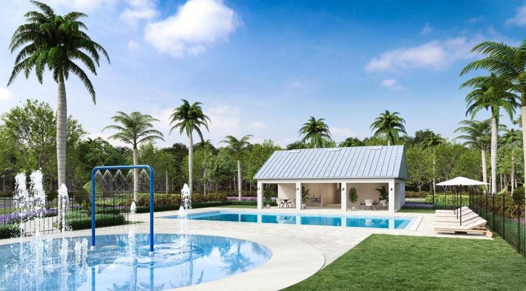 2620 LONG PINE AVENUE, Apopka, FL 32712 Community pool and splash pad rendering