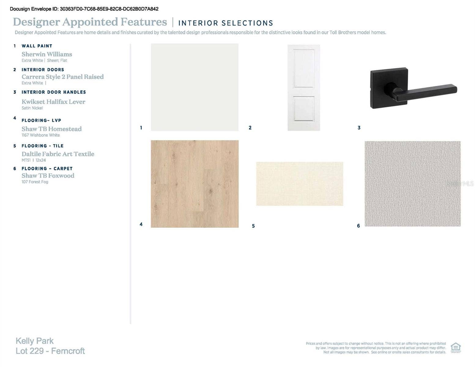 Designer-appointed features selected by our team of professional designers