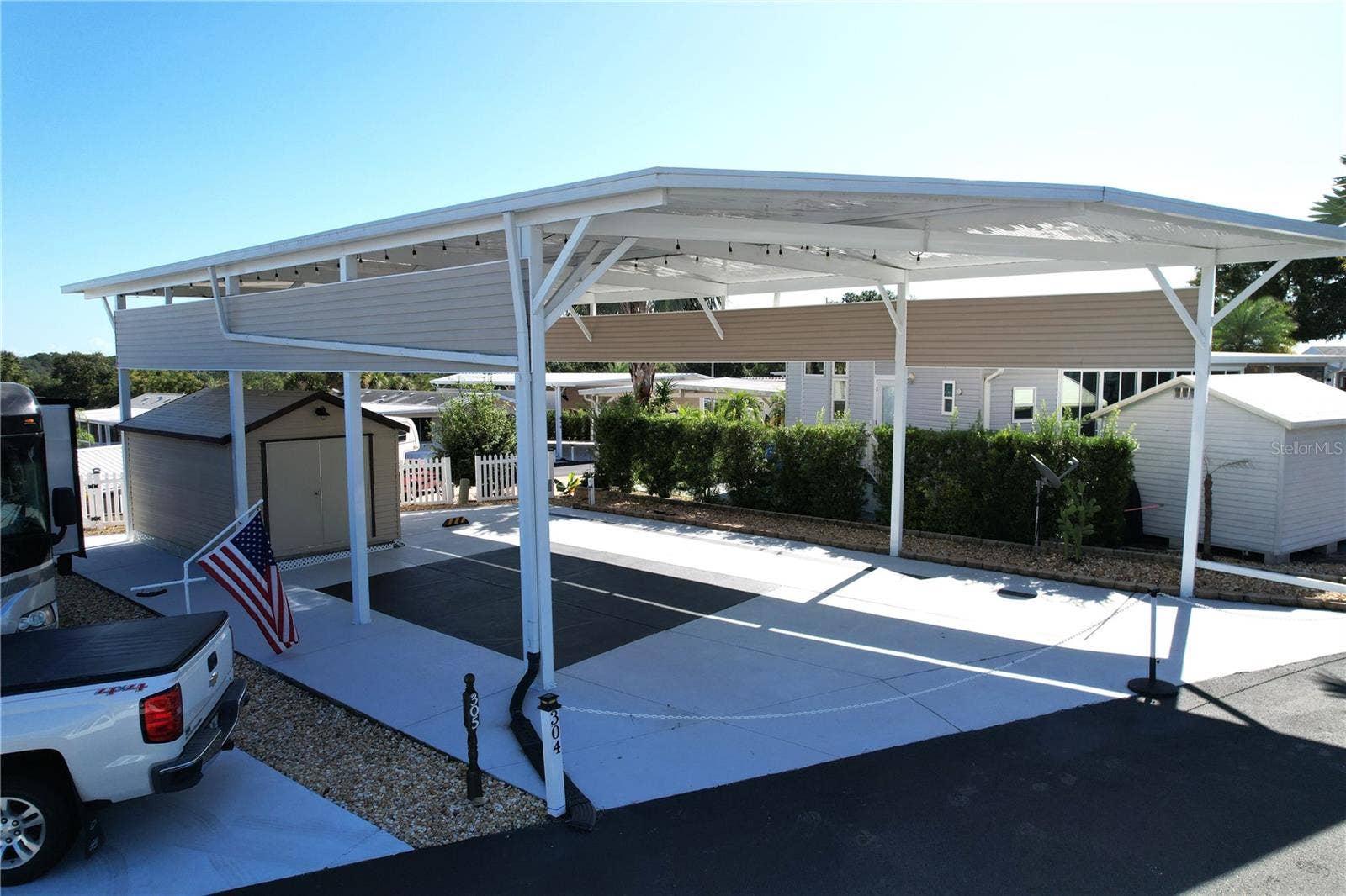 50' x 25' RV Port!