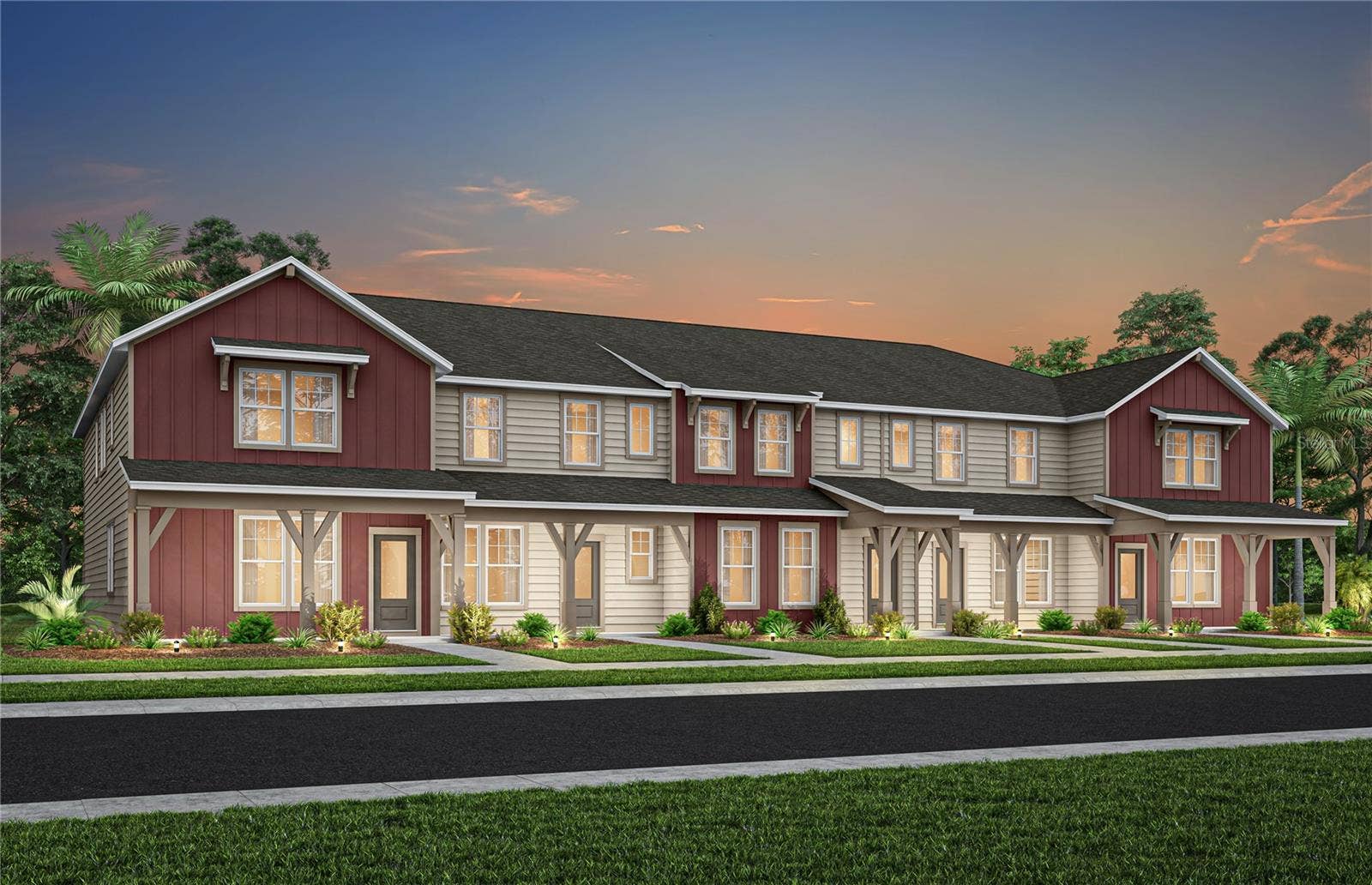 2119 SOUTHBURY DRIVE, Kissimmee, FL 34744 Exterior Design. Artistic rendering for this new construction home. Pictures are for illustrative purposes only. Elevations, colors and options may vary.