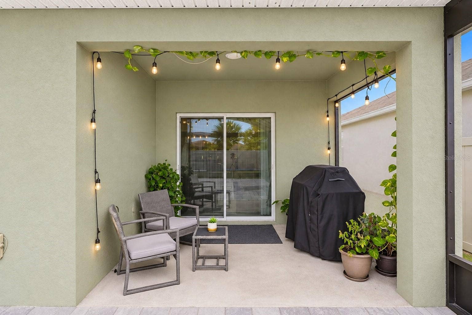 Open Covered Porch