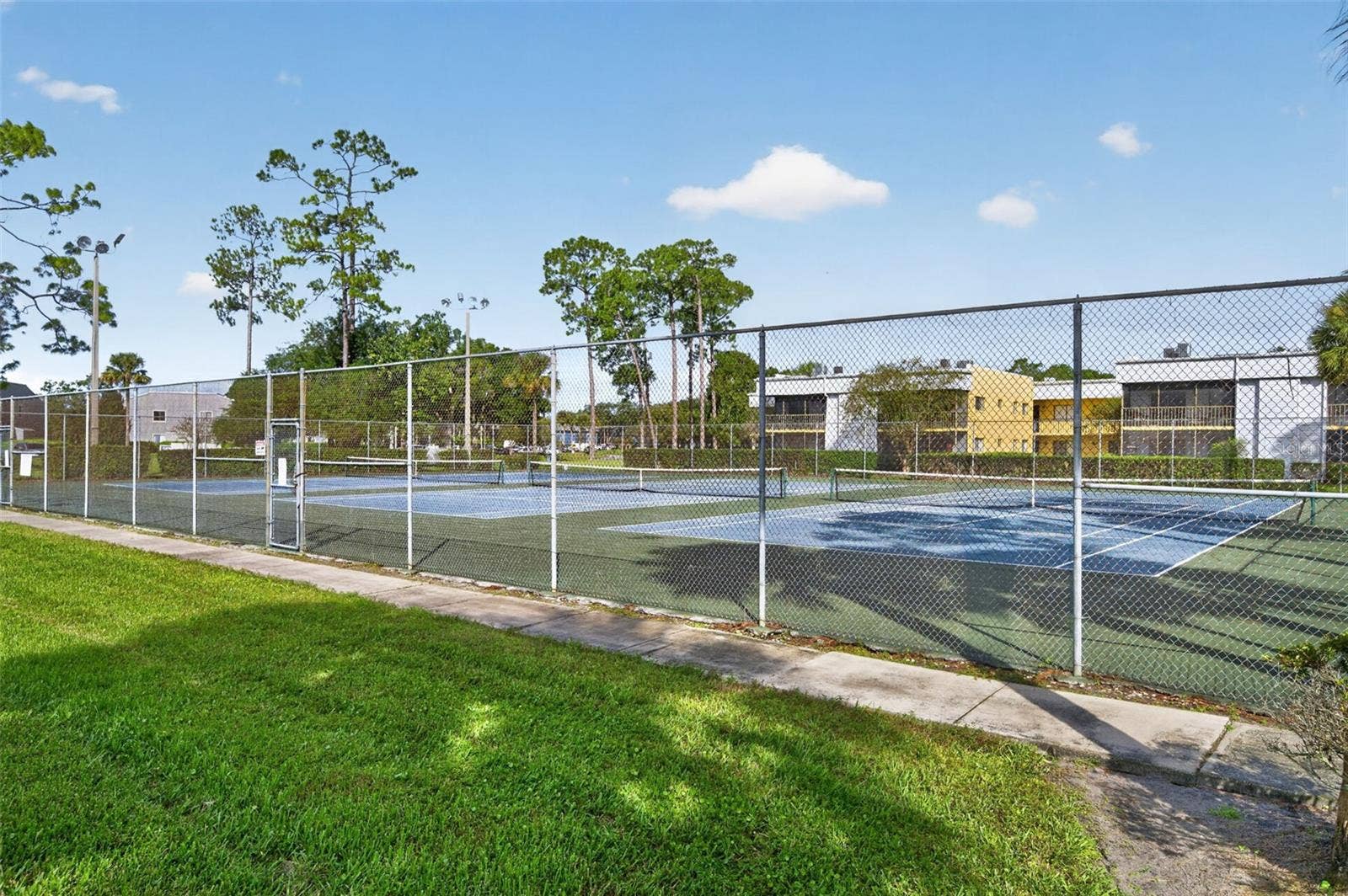 Multiple tennis courts available for residents!
