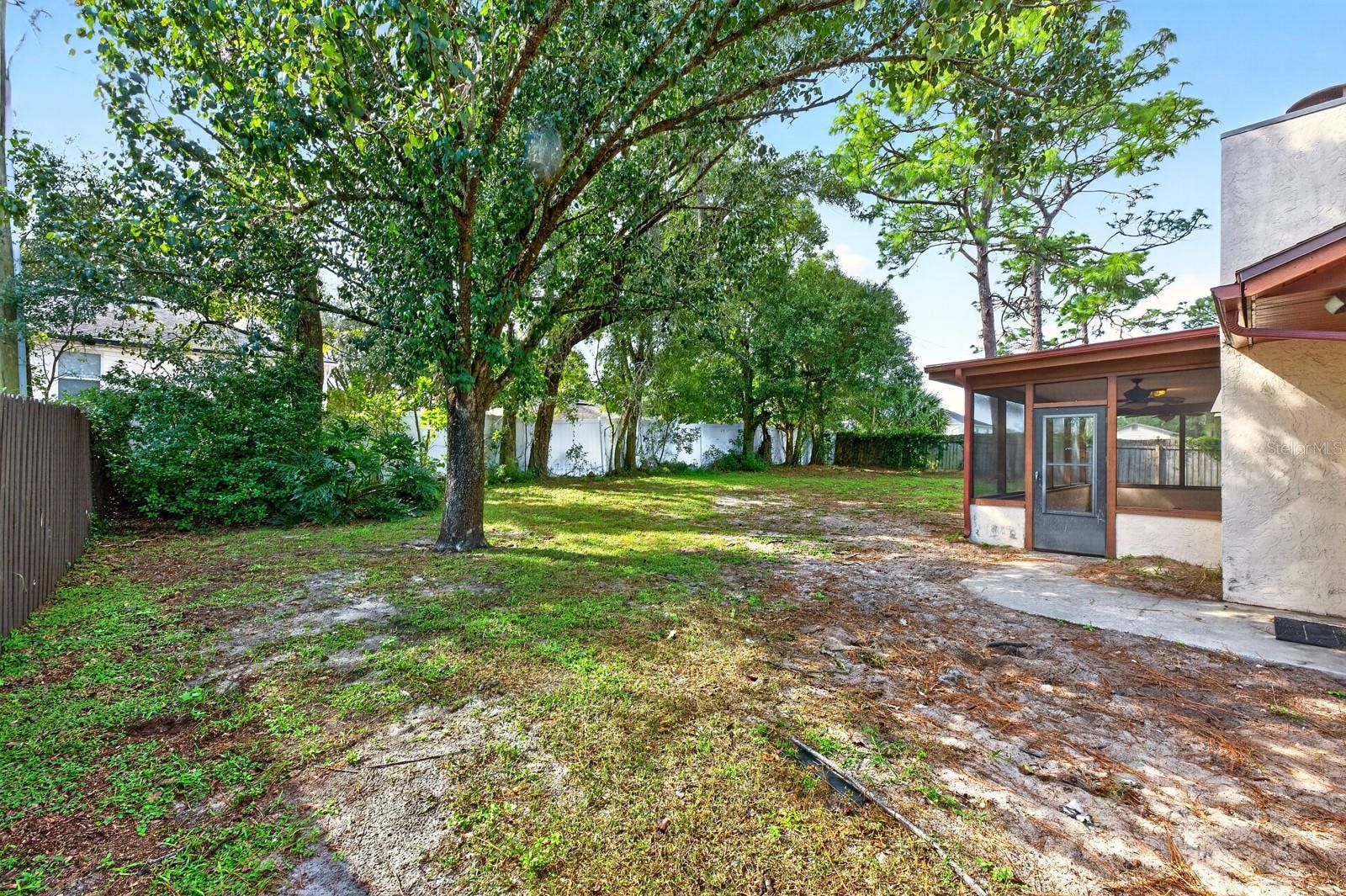 1110 PINE OAKS COURT, Apopka, FL 32712 Backyard.