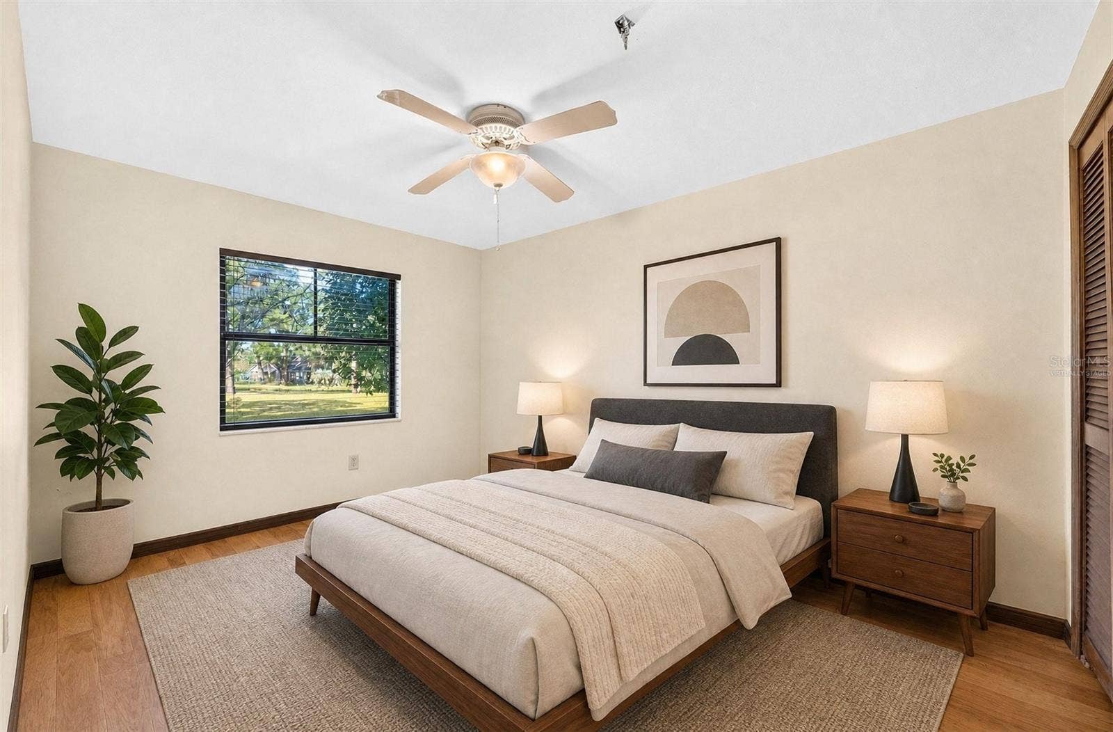 1110 PINE OAKS COURT, Apopka, FL 32712 Second Bedroom. Virtually Staged.