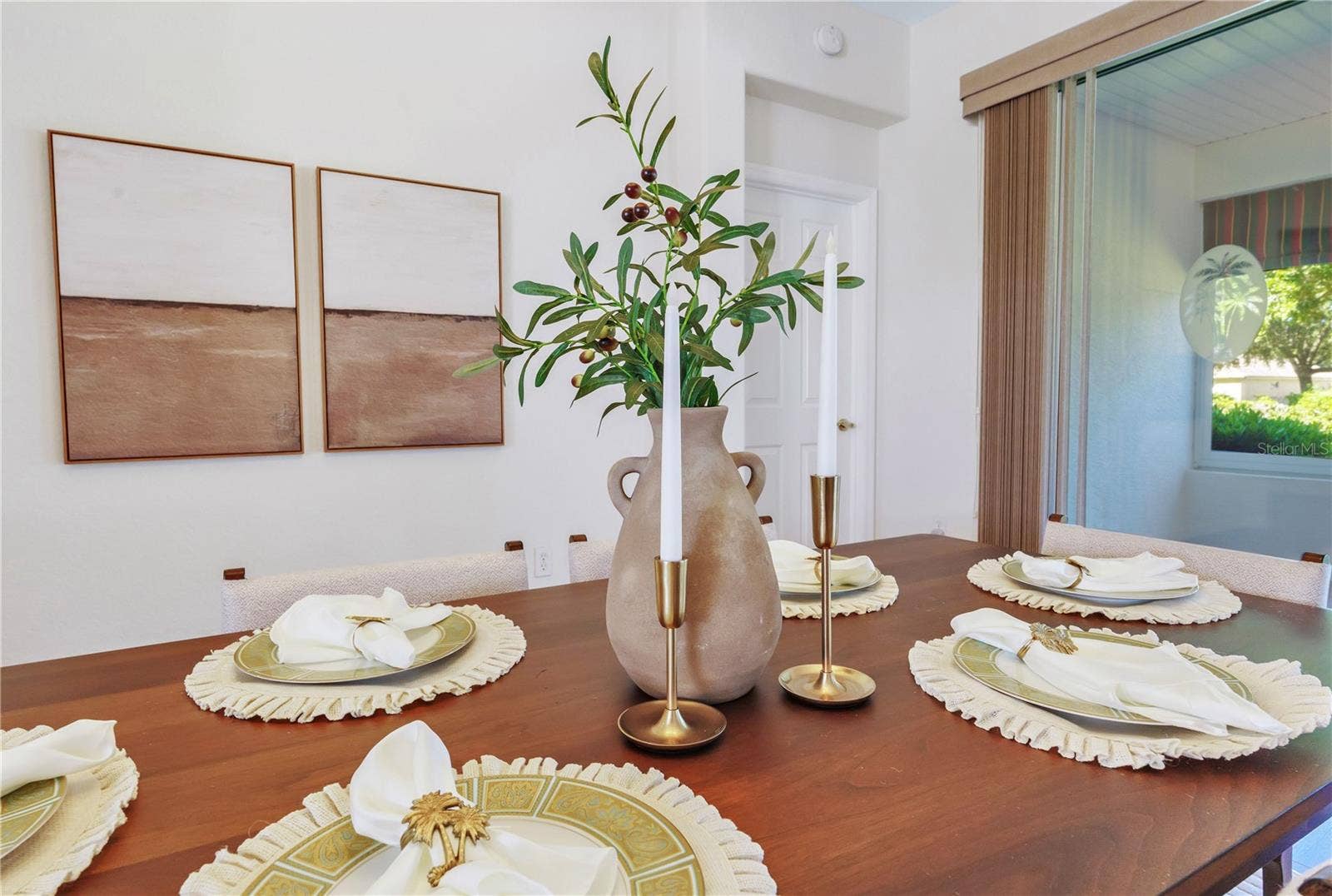 An inviting setting for dinner parties, holiday gatherings, and memorable meals at home.