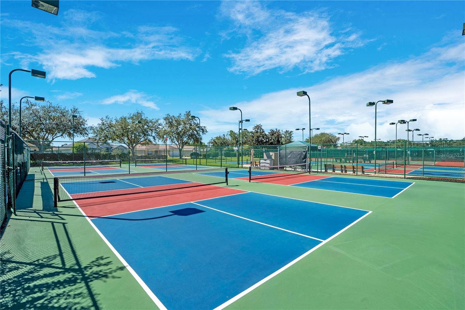 Outdoor recreational courts provide another way to enjoy the active Florida lifestyle.