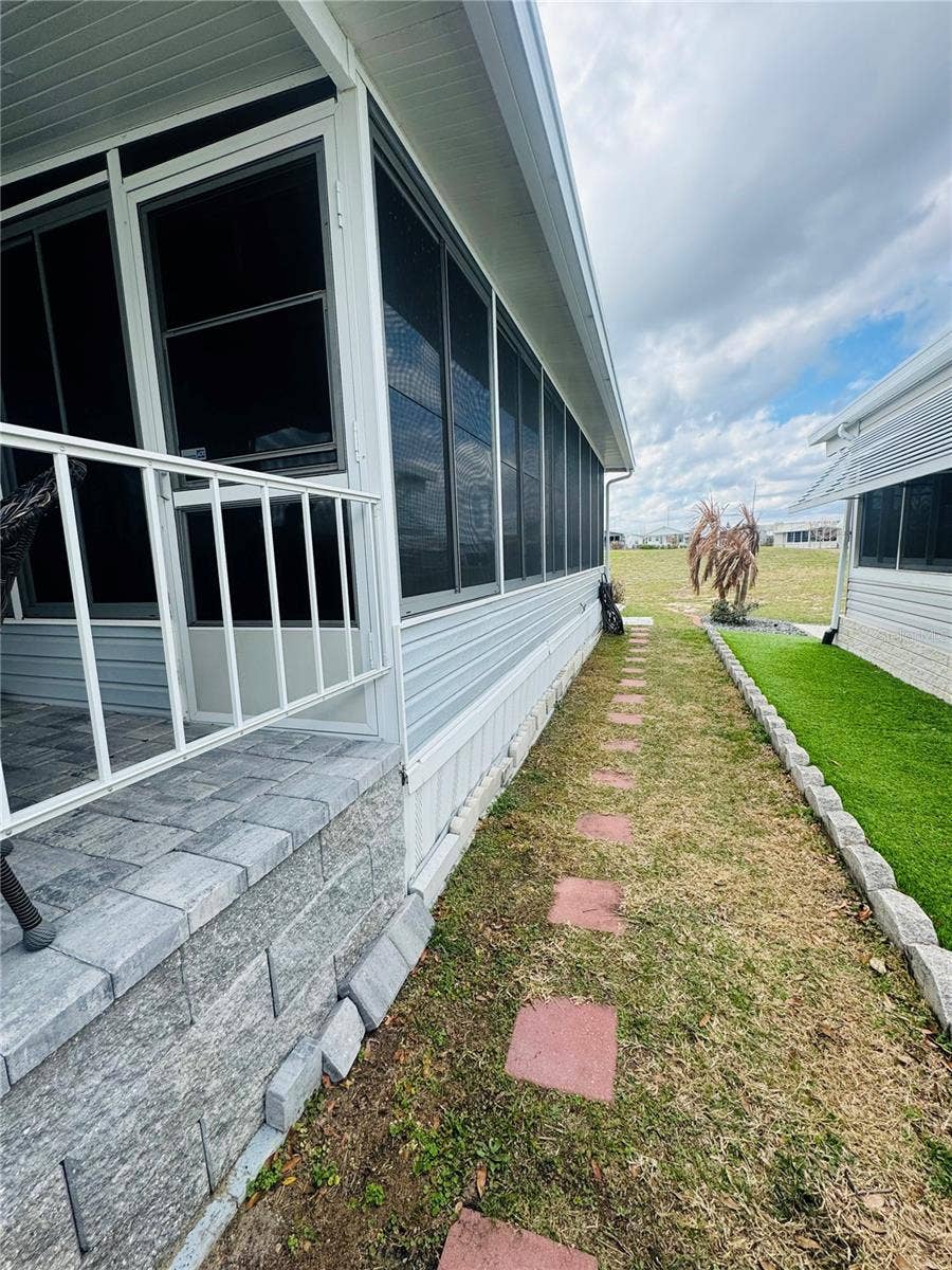 Side View - Path to backyard