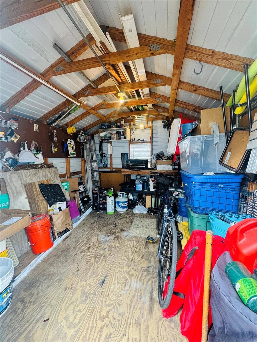 Shed for storing your toys!