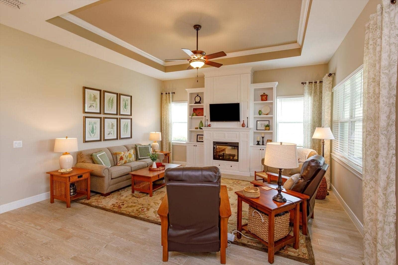 5663 SW 92ND AVENUE ROAD, Ocala, FL 34481 Beautiful Tile Plank Flooring Enhances the Space Throughout