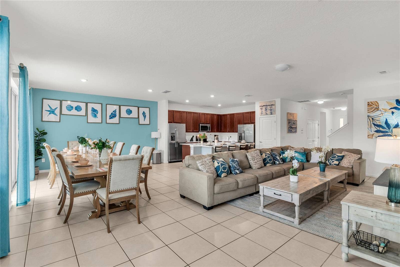 2576 SHANTI DRIVE, Kissimmee, FL 34746 View into Living room, Kitchen and dining room