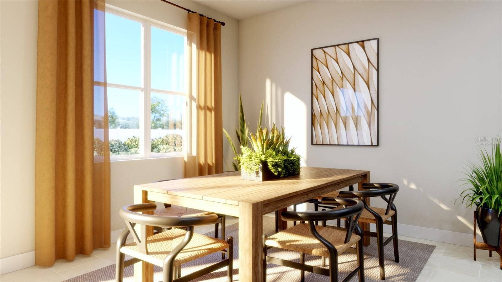 740 FARFIELDS STREET, Deland, FL 32720 Dining Room Rendering (Virtually Staged)