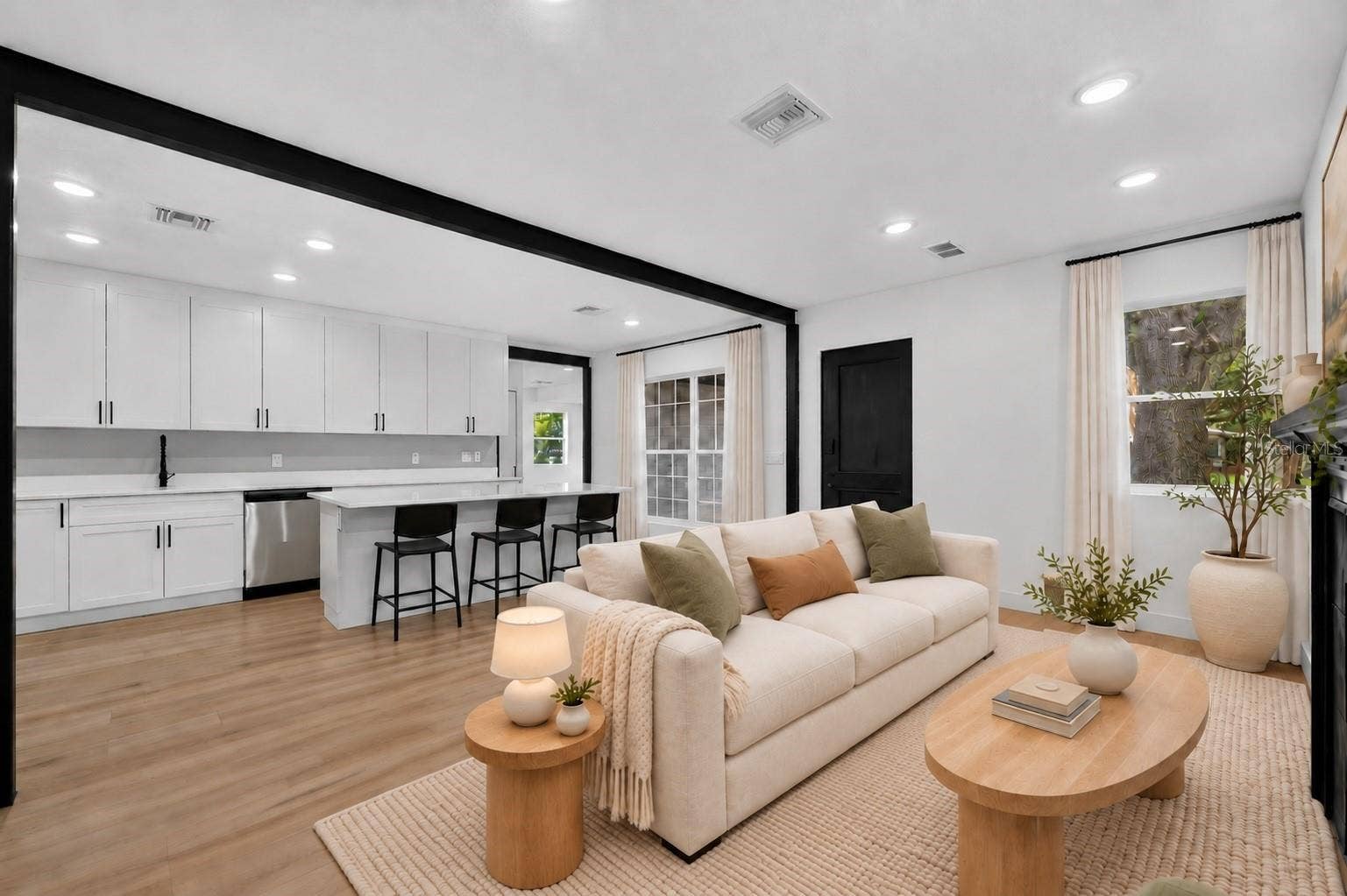 1741 LYNDALE BOULEVARD, Maitland, FL 32751 Living Room - KitchenVirtually Sataged