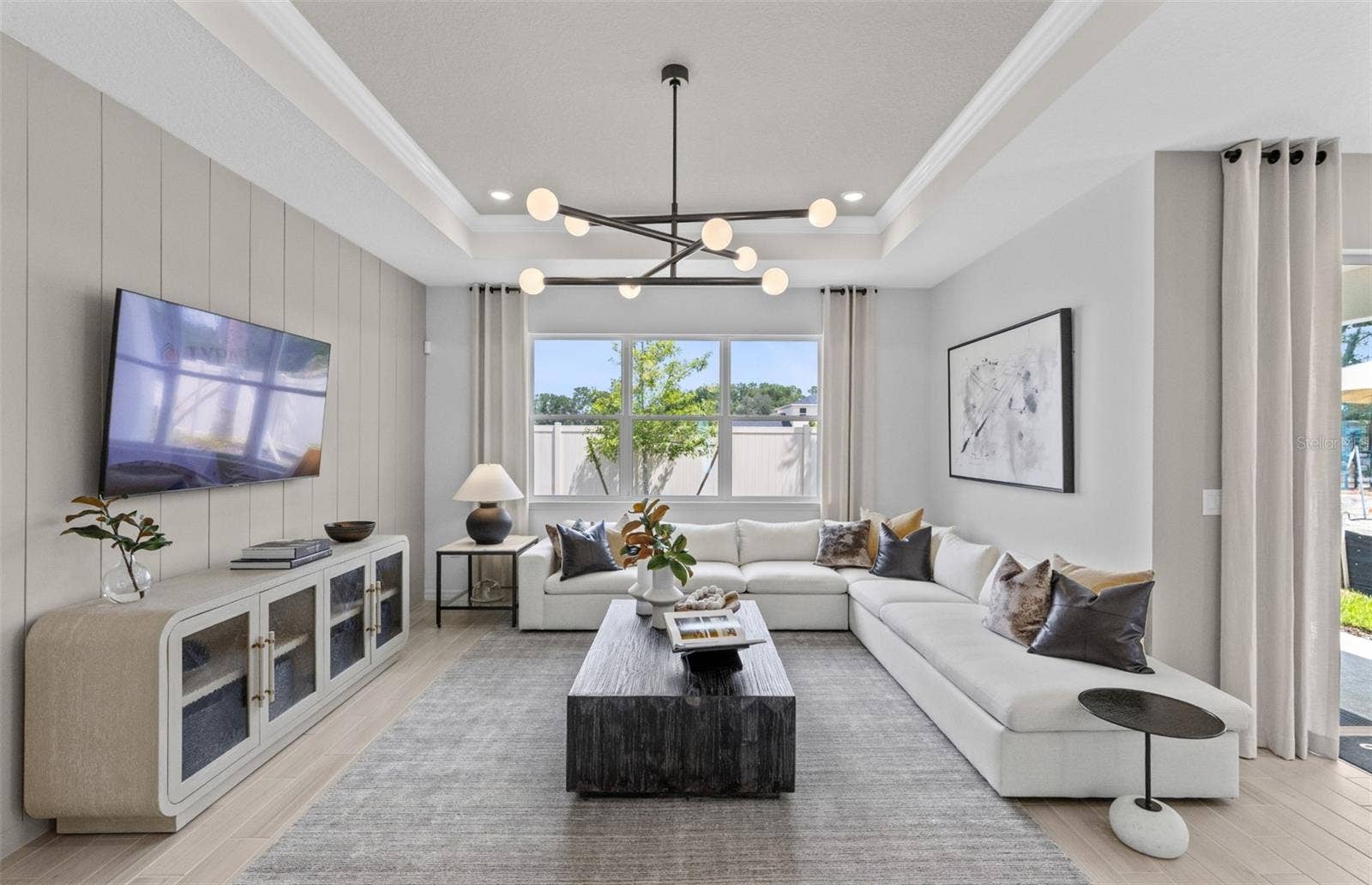 Model Home Design Only. Pictures and furnishings are for illustrative purposes only. Elevations, colors and options may vary. Furniture is for model home staging only.