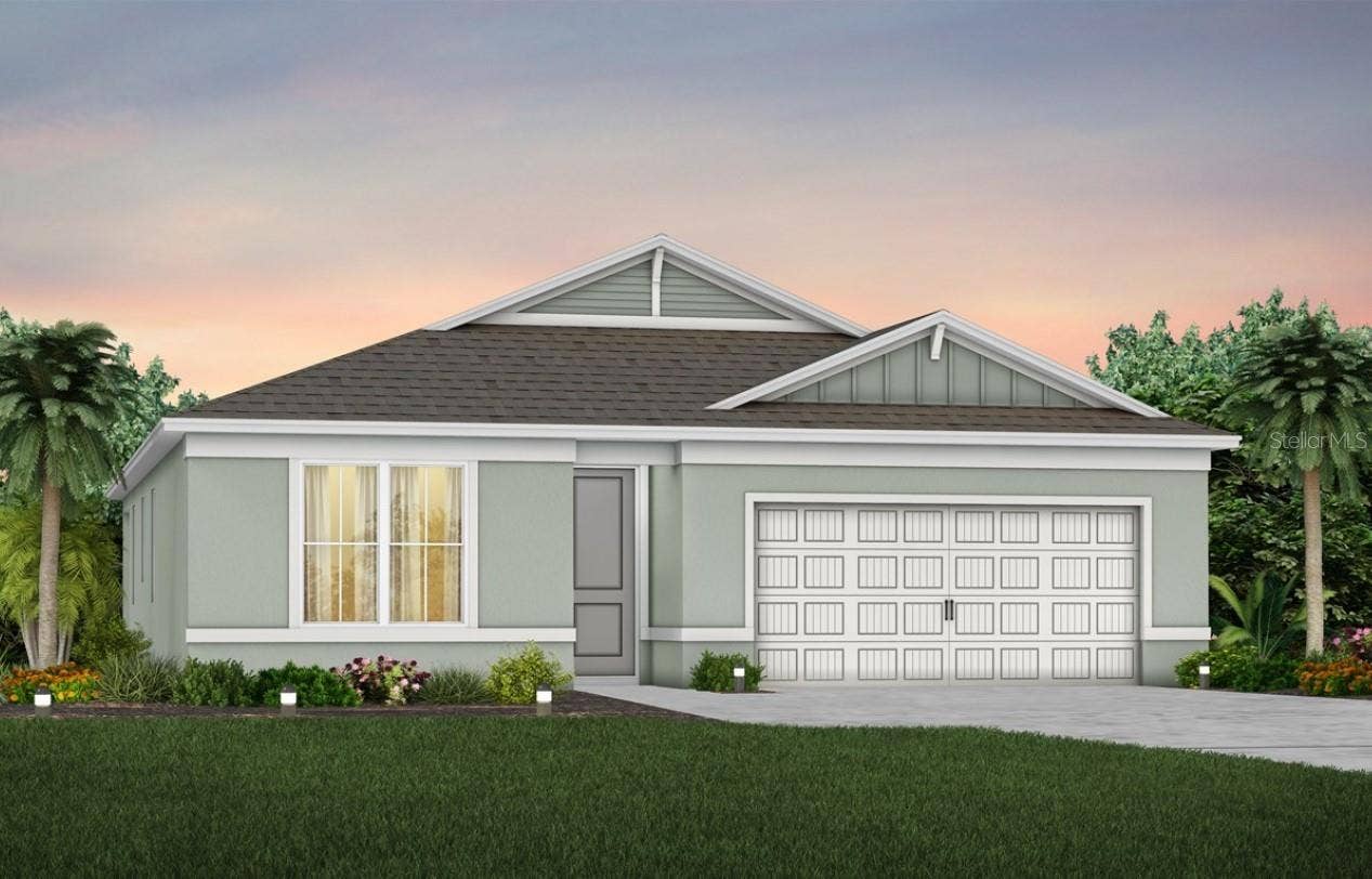 Exterior Design. Artistic rendering for this new construction home. Pictures are for illustrative purposes only. Elevations, colors and options may vary.