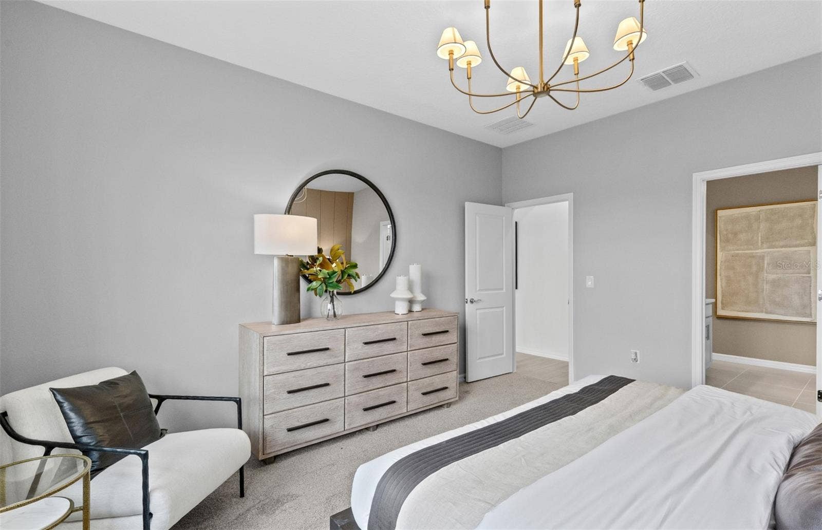 Model Home Design Only. Pictures and furnishings are for illustrative purposes only. Elevations, colors and options may vary. Furniture is for model home staging only.